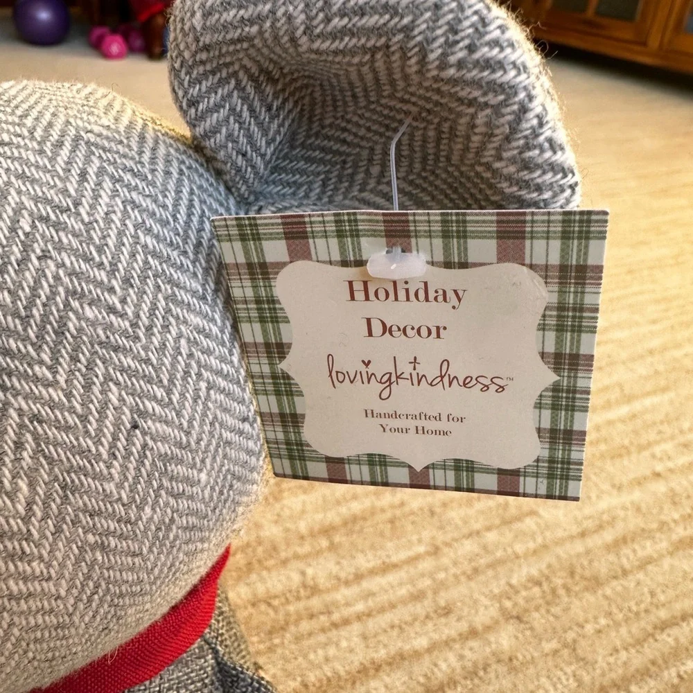 Loving Kindness Plush Mouse Decor Bean Bag Bottom Shelf Sitter 22” tall